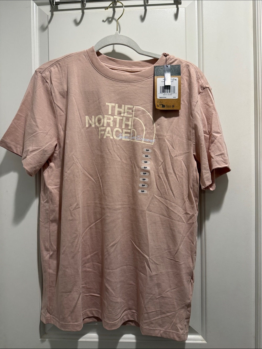 NWT The North Face Woman’s Short Sleeve Logo Tee - Pink